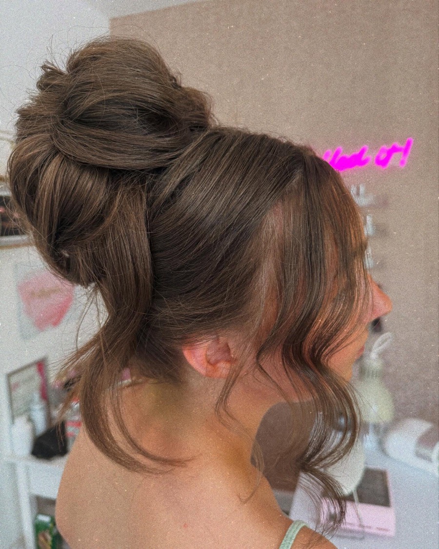 Big voluminous updo